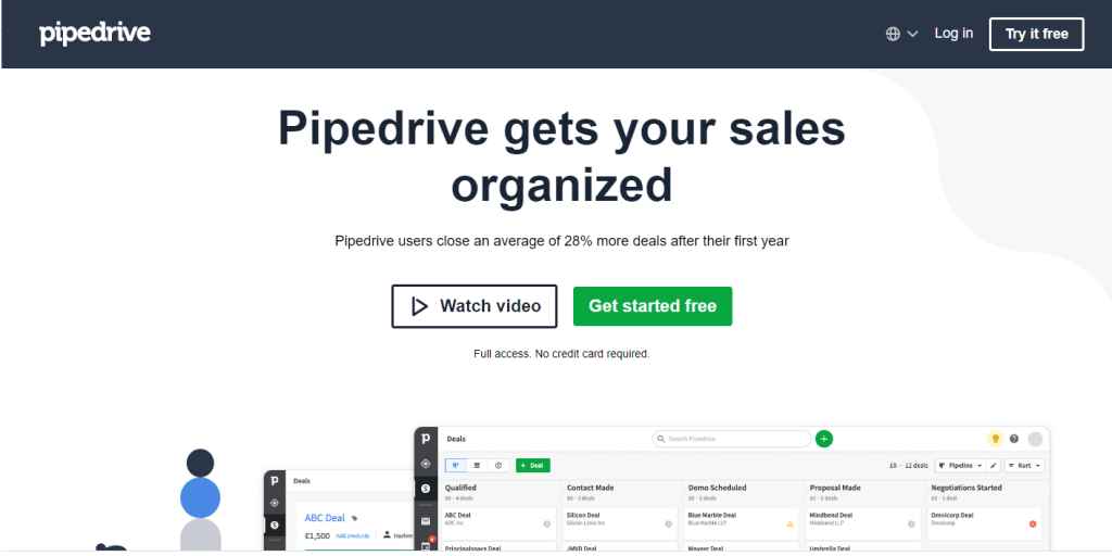 Pipedrive crm para ecommerce