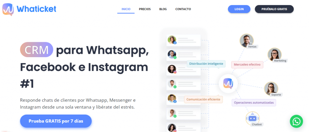 monitorear WhatsApp Business con Whaticket