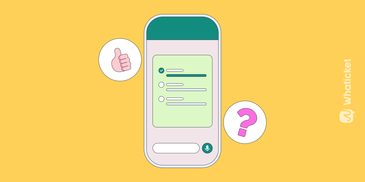 Cómo crear una encuesta de satisfacción de clientes por WhatsApp