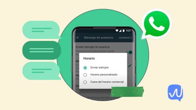como colocar mensagem automática no WhatsApp