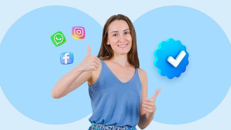 Meta Verified: Obtén tu palomita para Instagram, Facebook y WhatsApp