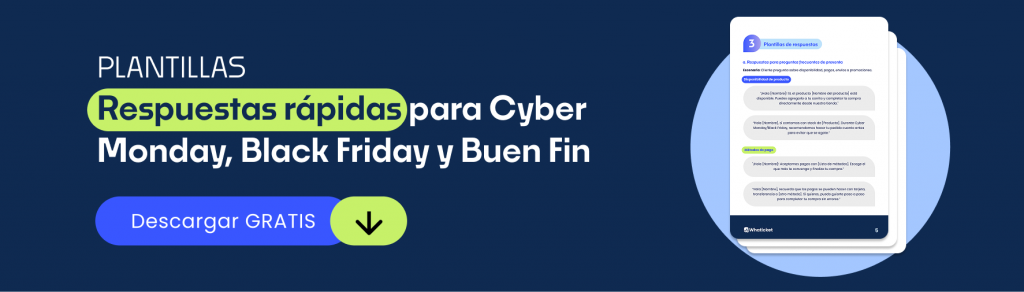 Descarga plantillas de respuestas rápidas para black friday