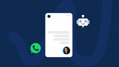 Chatbot WhatsApp para pequenas empresas funcionando na Whaticket