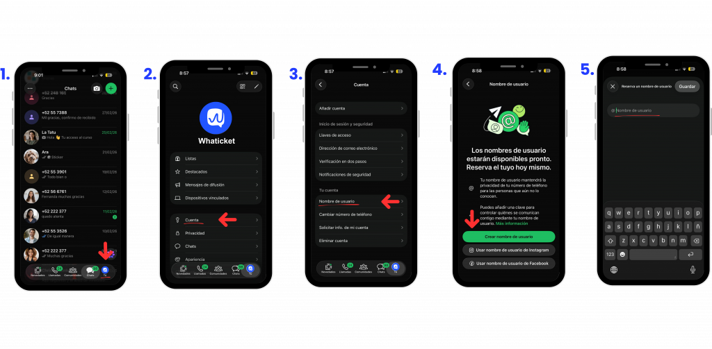 Cómo reservar tu nombre de usuario en WhatsApp