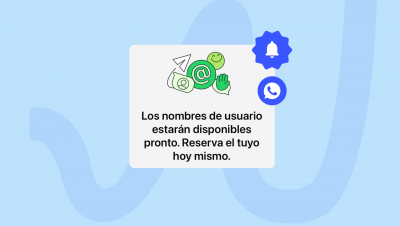 Nombre de usuario en WhatsApp